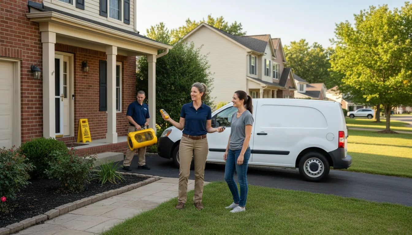 Residential water damage restoration in Hercules, CA